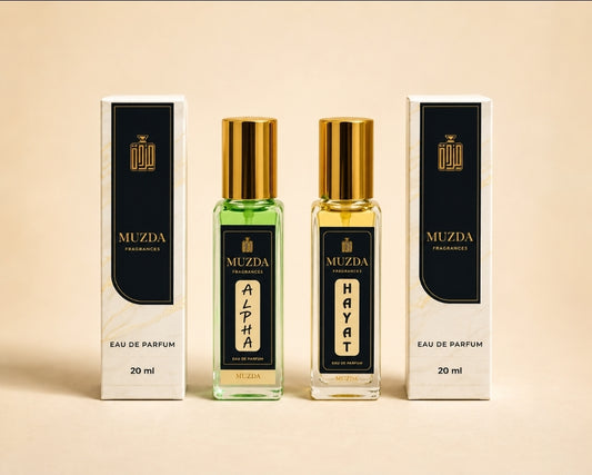 Alpha & Hayat Combo | 2 Eau de Parfum Set – 20ml Each