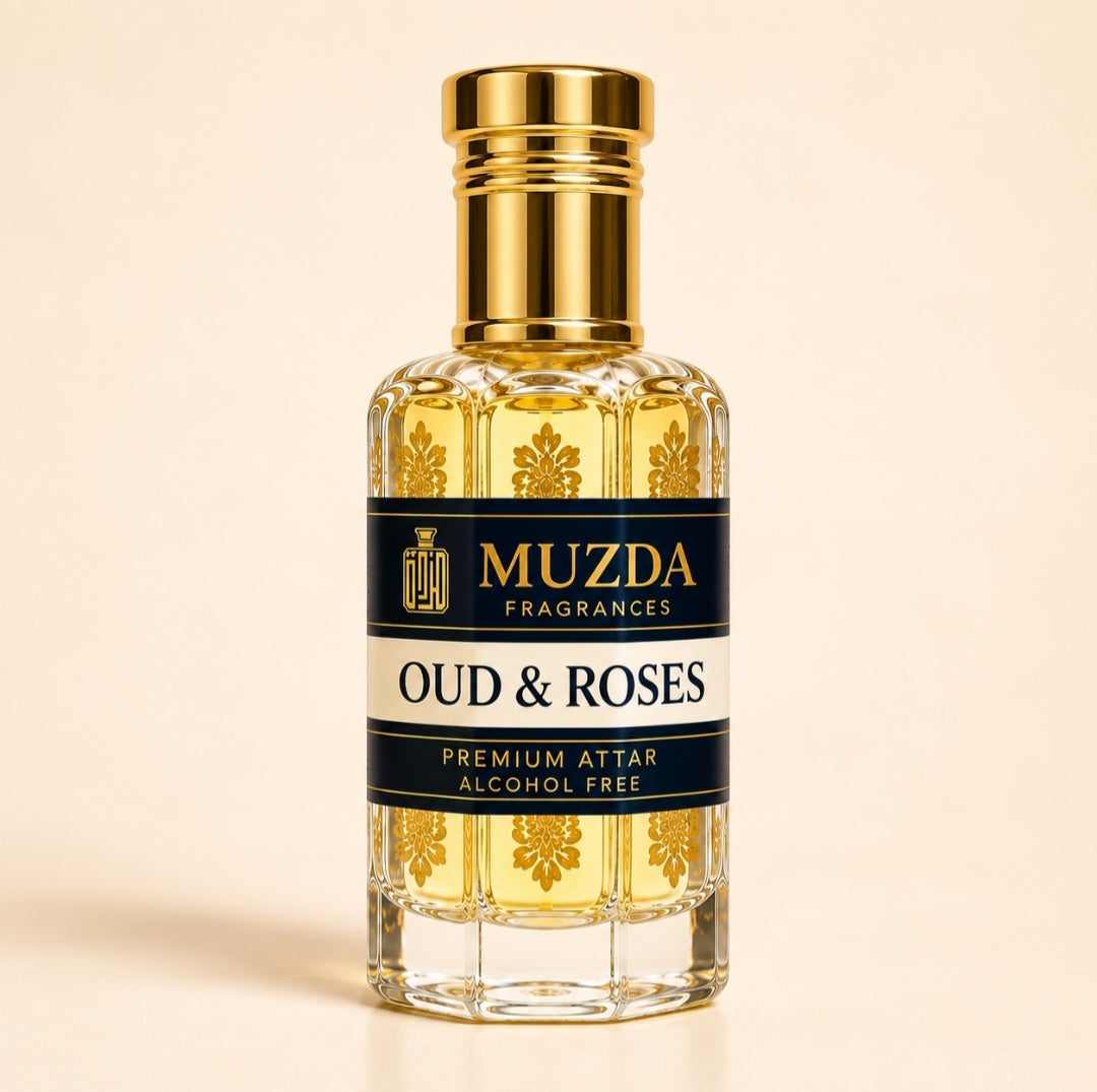 OUD & ROSES Premium Attar | Inspired by Oud & Roses | Long Lasting Alcohol-Free Attar