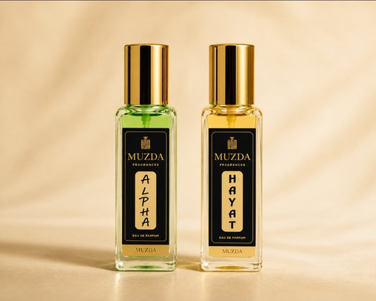 Alpha & Hayat Combo | 2 Eau de Parfum Set – 20ml Each